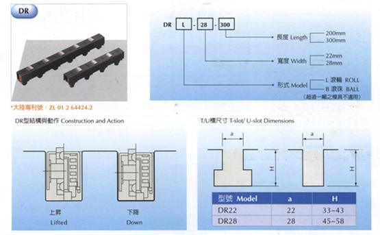 台湾富伟冲床专用DR22-300举模器